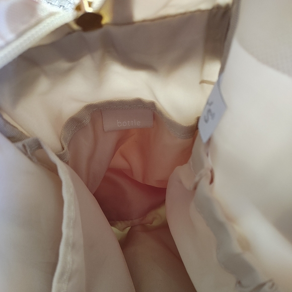 GUC Carters Diaper Bag Gender Neutral Beige White - Picture 6 of 12